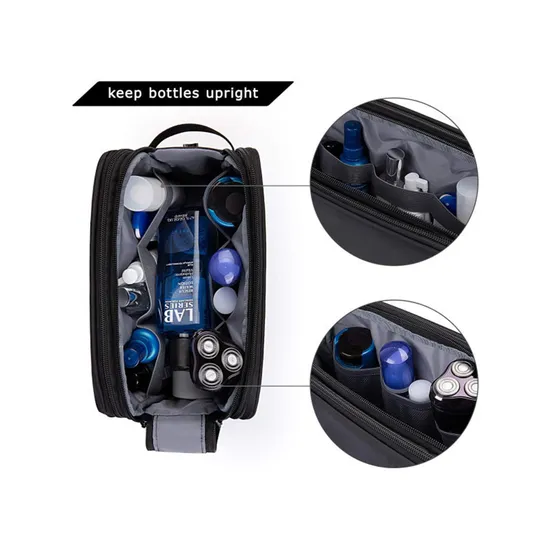 Customized Logo Large Capacity Business Travel Toiletries Makeup Bags
