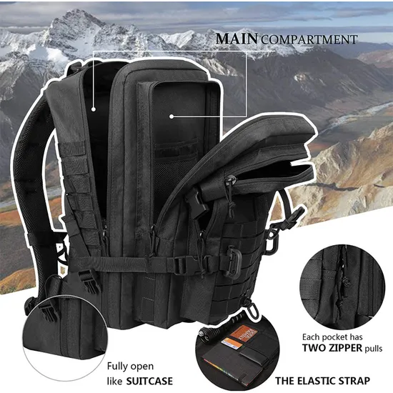 Factory Wholesale Waterproof Oxford Cloth Outdoor Large Capacity Puzzle Bag Step Camping Backpack Tactical Backpack