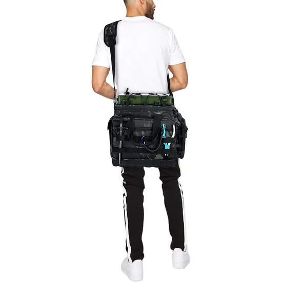 Factory Fishing Gear Waterproof Oxford Cloth Single Shoulder Portable Outdoor Fishing Bag