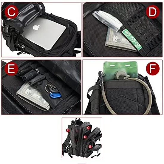 Factory Outdoor Waterproof Oxford Backpack Multifunctional and Large Capacity Tactical Backpacks