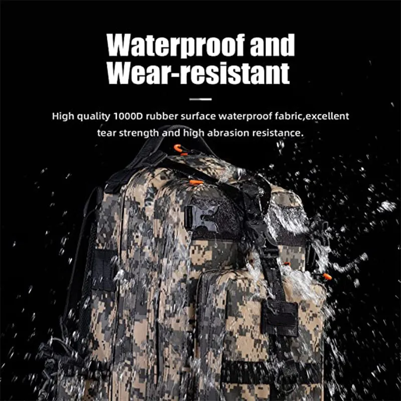 Factory Customized Tactical Outdoor Waterproof Fishing Backpack Fishing Gear Equipment Bag