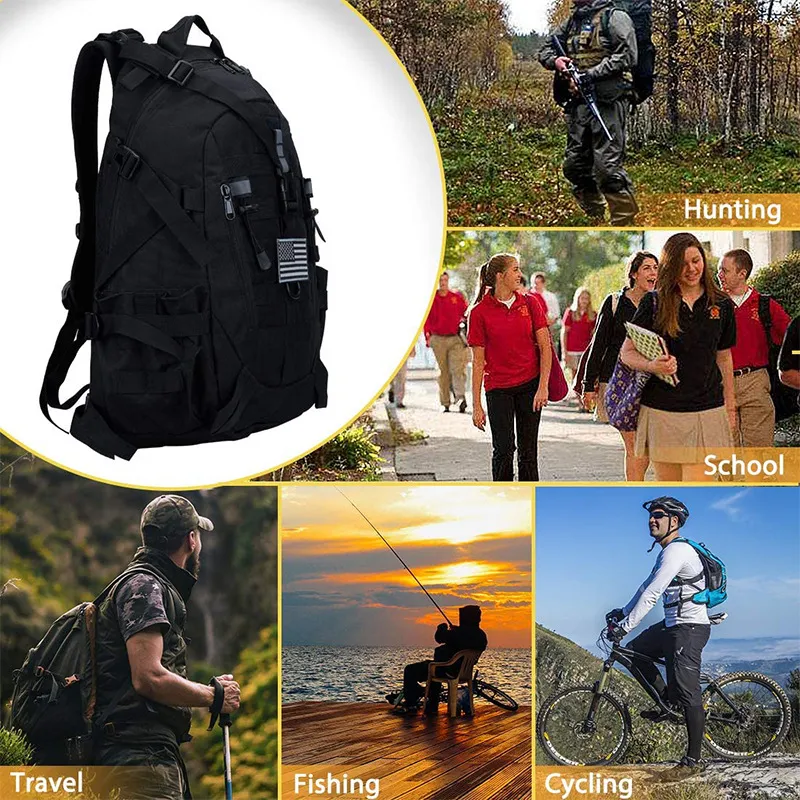 New Tactical Backpack Hiking Multi Functional Outdoor Camping Travel Backpack