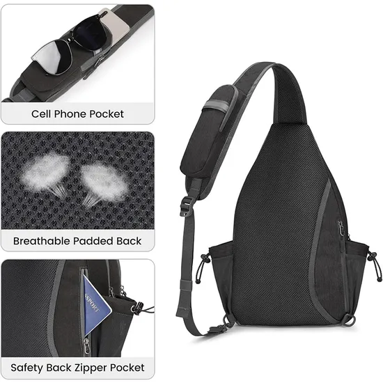 Factory Best-Selling Outdoor Sports Squash Tennis Racket Crossbody Bag Tennis Sling Backpack