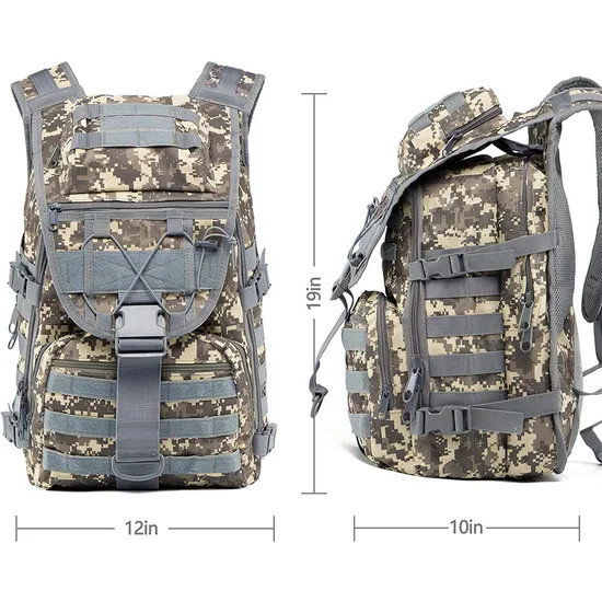 Tactical Style Camouflage Style Hiking Camping Backpack