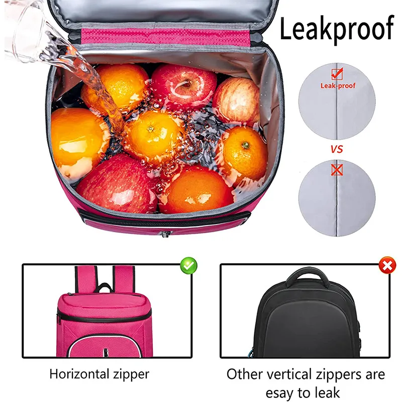 Customized New Outdoor Travel Camping Large Capacity Ice Bag Beer Red Wine Cooler Bag Backpack