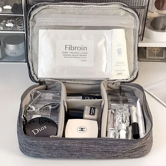 Storage Makeup Bag Women′s Portable Large Capacity Classification New Travel Wash Bag