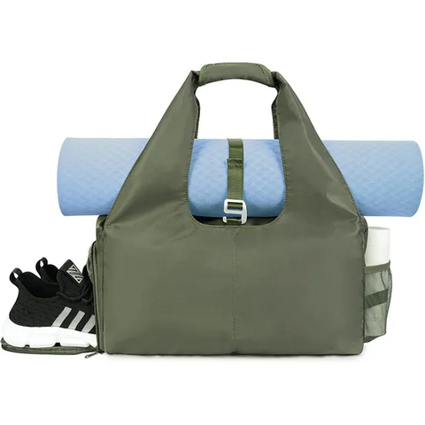 Factory Cross-Border Hot Selling Women′s Waterproof Fitness Bag Gym Yoga Mat Handbag