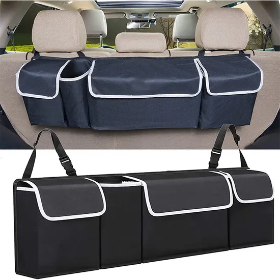 Factory Customized Car Trunk Storage Bag Rear Seat Suspension Storage Waterproof Folding Storage Bag