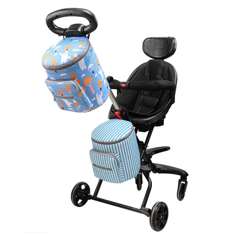 Mommy Bag Portable and Lightweight Diaper Bag Can Hang Baby Stroller Cylinder Bag