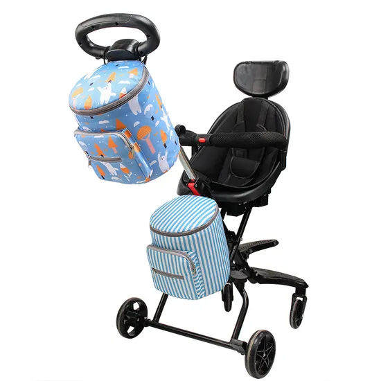 Mommy Bag Portable and Lightweight Diaper Bag Can Hang Baby Stroller Cylinder Bag