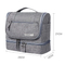 New Travel Double Open Portable Wash Storage Bag Dry Wet Separation Waterproof Hook Wash Bag