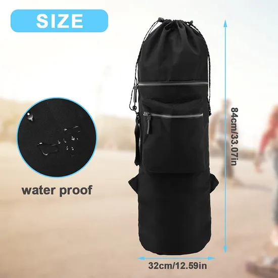 Factory Customized Large-Capacity Outdoor Sports Skateboard Storage Bag with Drawstring