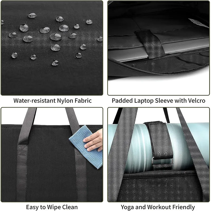 Factory Customized Waterproof Nylon Quality Yoga Bag Travel Luggage Handbag
