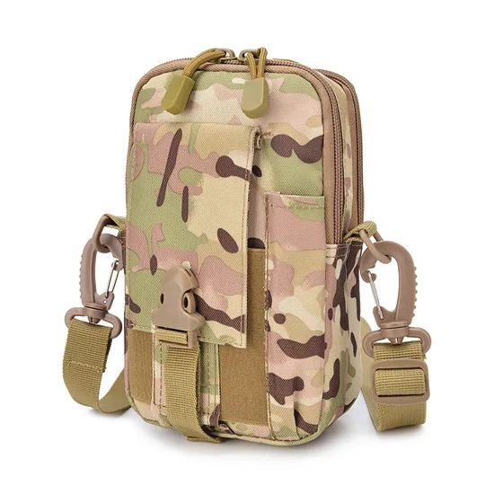 Outdoor Sports Hanging 7-Inch Belt Mountaineering Waist Bag Mobile Phone One Shoulder Tactical Crossbody Bag
