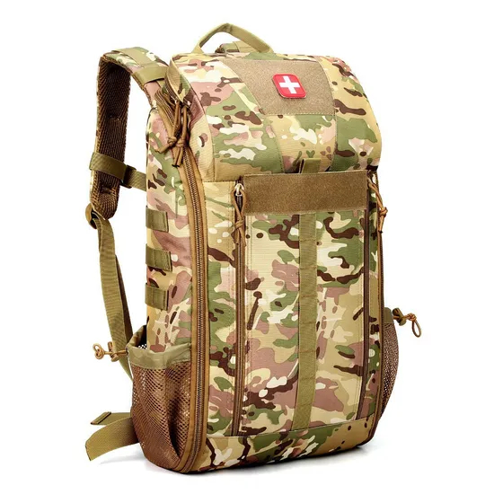 Tactical Outdoor Medical Backpack Large Capacity Camping Mountaineering Backpack