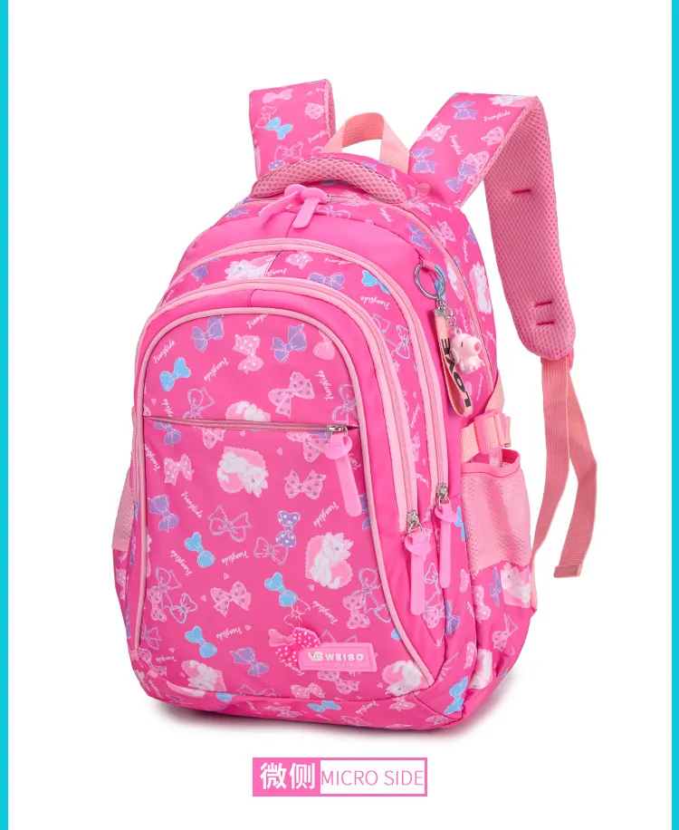 Large Capacity Waterproof Lightweight Backpack Set for Primary and Secondary School Students