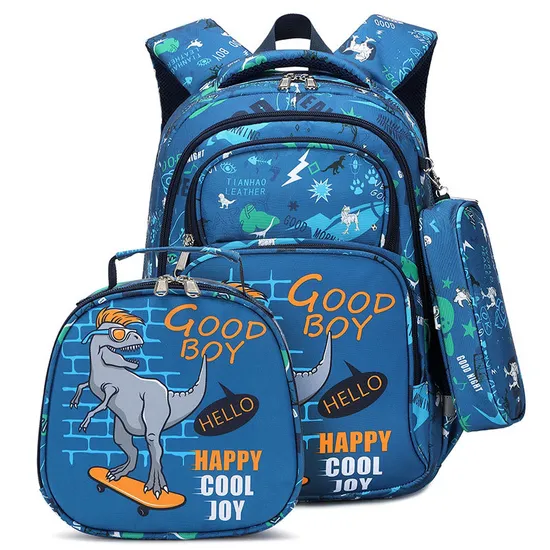 Primary School New Children Backpack Three Piece Set