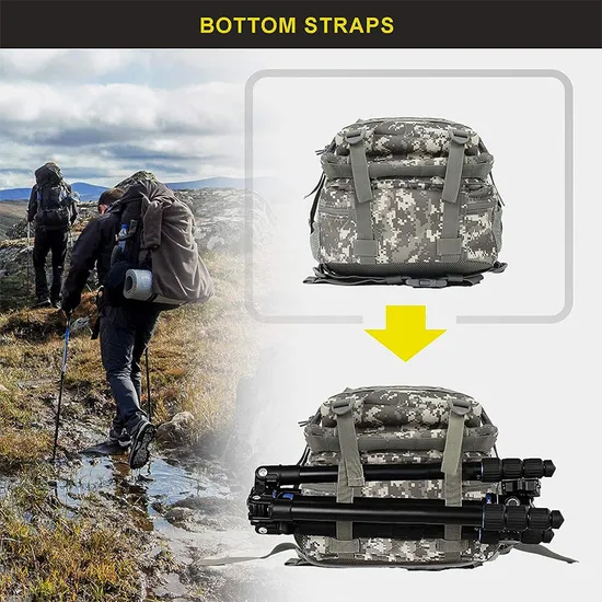 Factory Customized Tactical Style Camouflage Backpack Outdoor Mountaineering Backpack