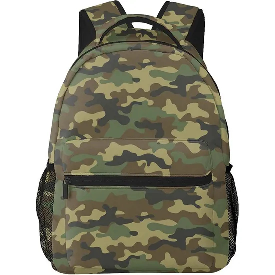Tactical Camouflage Style Training Backpack College Students Dormitory Backpack
