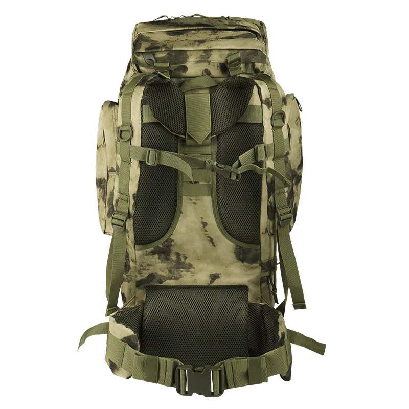 Outdoor Mountaineering Bag Tactical Large Capacity Backpack Travel Hiking Camping Camo Backpack
