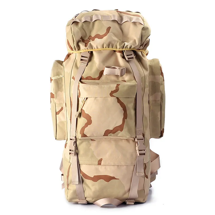 Outdoor Mountaineering Bag Tactical Large Capacity Backpack Travel Hiking Camping Camo Backpack