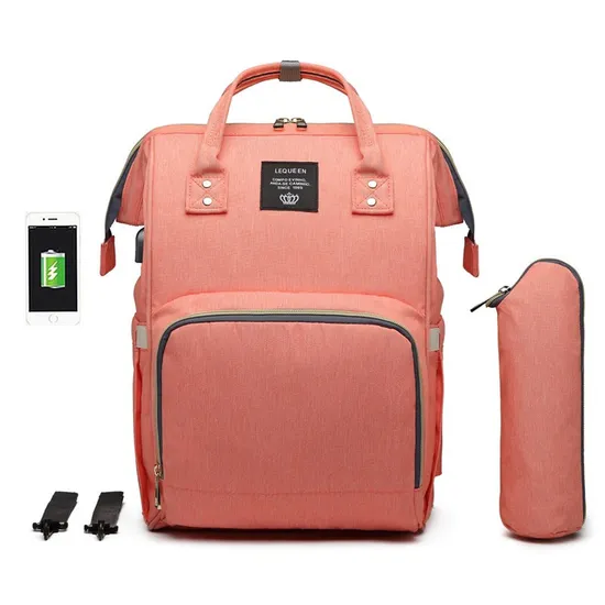 Factory Customized Multifunctional High-Capacity Mommy Bag Backpack Mommy Bag