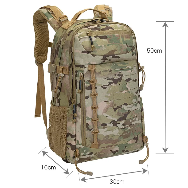 Nylon Camouflage Tactical Waterproof Medical Bag for Outdoor Mountaineering and Camping Large Capacity Medical Backpack