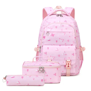 Elementary School Backpack Womens Ultra Light Childrens Backpack Pencil Case Lunch Bag Three Piece Set
