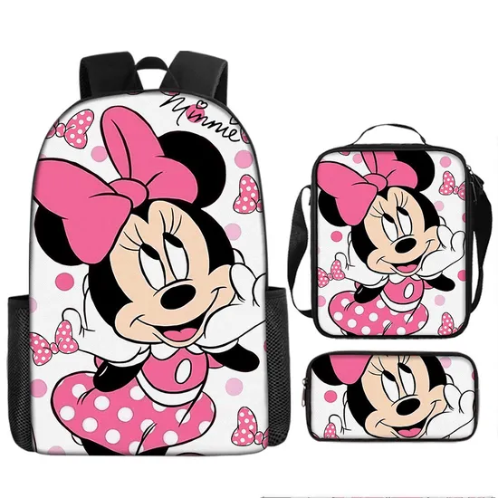 Anime Uromi Three Piece Set Kt Cat Cartoon Primary and Secondary School Student Backpack Children′s Backpack