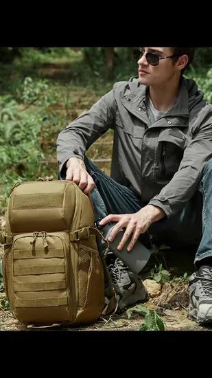 Camouflage Tactical Backpack Leisure Waterproof Large Capacity Backpac