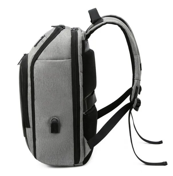 Multifunctionalcustom Business Waterproof Laptop Bags School Travel USB Charging Men Smart Backpack