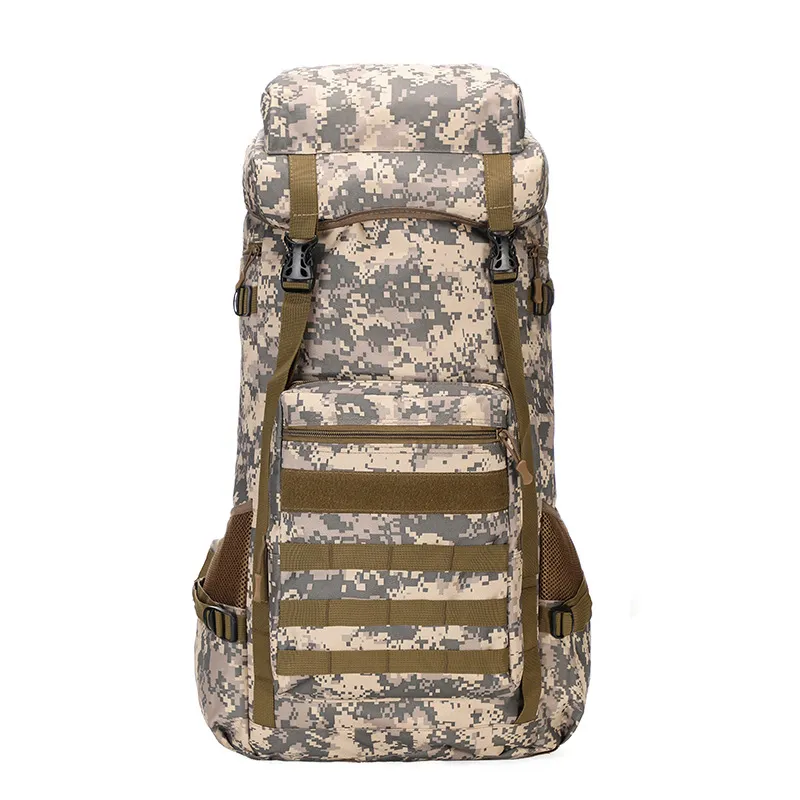 New 70 Liter Camouflage Mountaineering Bag Large Capacity Oxford Cloth Luggage Backpack