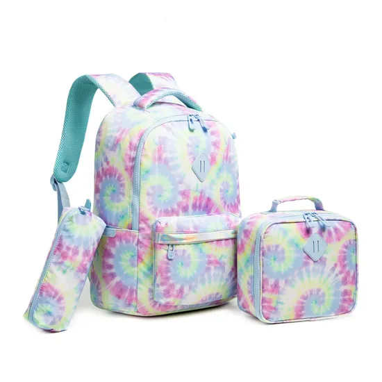 2024 New Three Piece Set for Primary School Students Large Capacity Children′s Backpack Lunch Bag Pen Bag