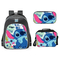 2024 Factory New Stitch Backpack Three Piece Set for Primary and Secondary School Students Backpack