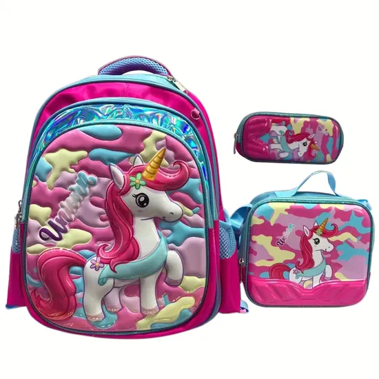 New 3piece Set Children′s Trolley Backpack for Primary School Students