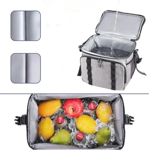 Waterproof 600d Polyester Soft Cooler Bag Backpack Fabric Leakproof
