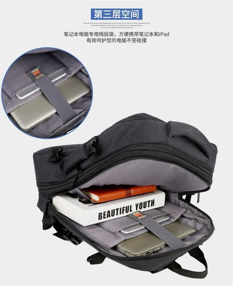 New Business Computer Backpack for Men Large Capacity Business Backpack