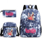 Schoolbags Around Hell Inn Anime Three Piece Schoolbag for Students Cartoon Printing Trend Backpack