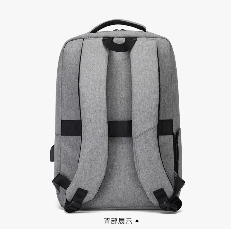 Large Capacity Business Backpack USB Charging Port Travel Computer Backpack