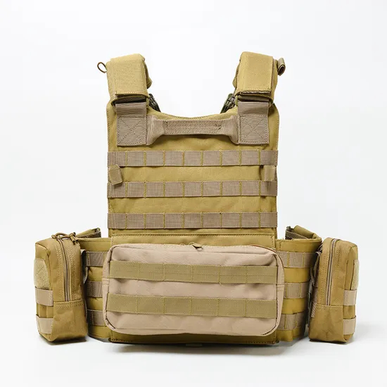 Outdoor Sports Multi Functional Nylon Tactical Quick Release Vest Shooting Camo Training Clothes