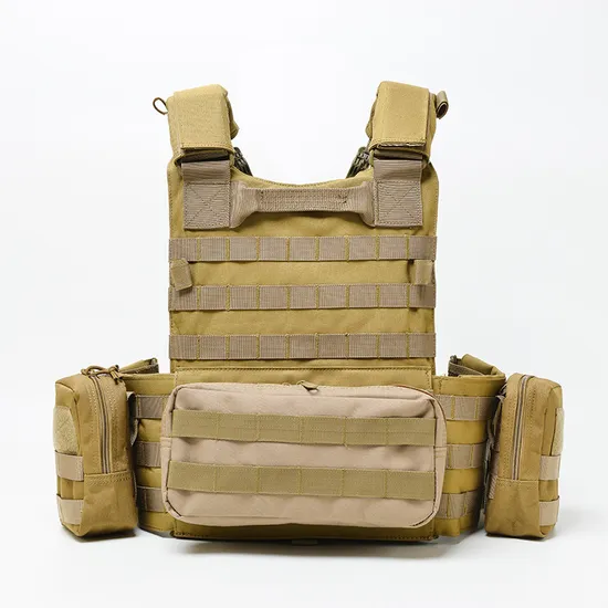 Outdoor Sports Multi Functional Nylon Tactical Quick Release Vest Shooting Camo Training Clothes