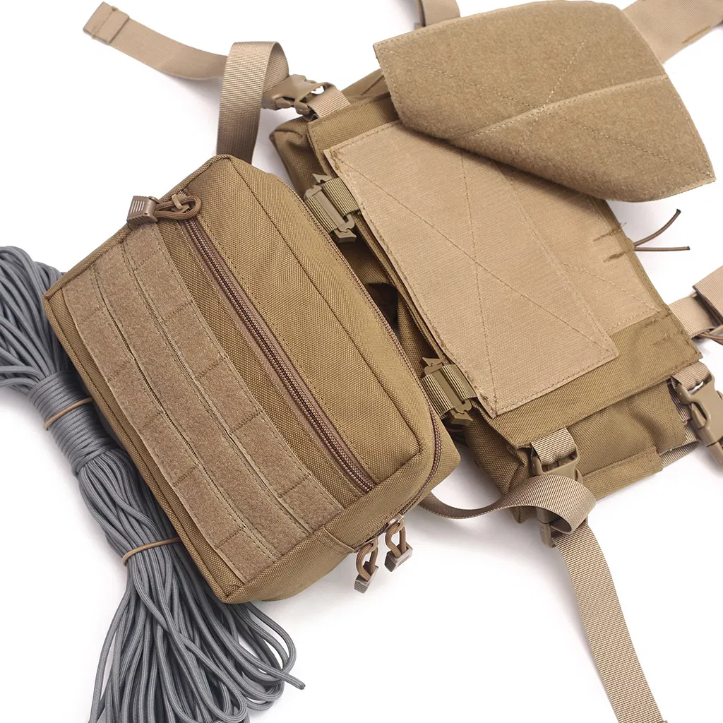 Outdoor Sports Tactical Multi Functional Chest Hanging Vest CS Field Shooting Vest