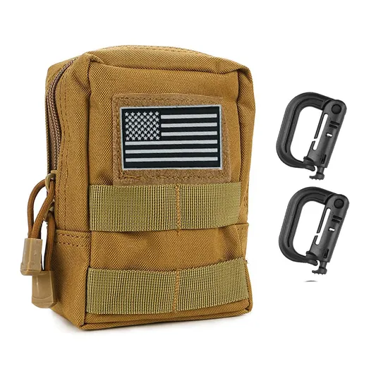 Outdoor Tactical Molle Bag Compact Waterproof EDC Commuter Bag Small Medical Accessories Kit