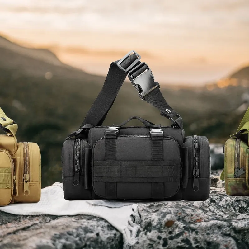 Outdoor Fishing Tool Storage Waist Bag Magic 3p Camera Bag Multi Functional Molle Tactical Bag