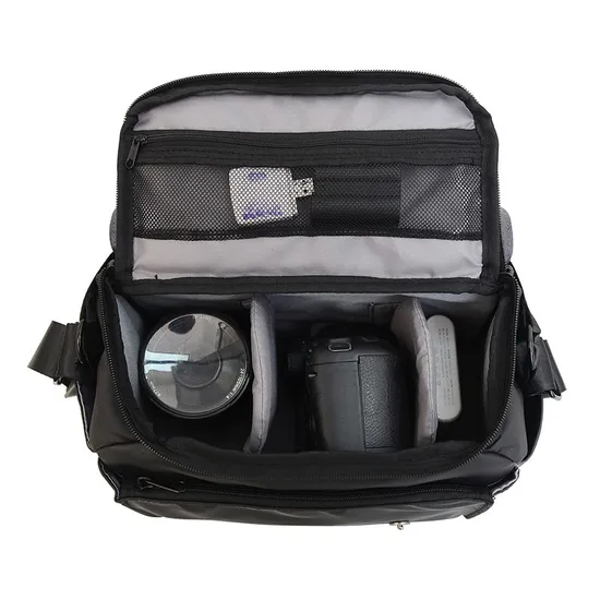 Single Shoulder Crossbody Outdoor Travel Camera Bag Wear-Resistant Lightweight DSLR Mirrorless Digital Waterproof Bag