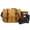 Men′s One Shoulder Crossbody Canvas Bag DSLR Photography Digital Camera Bag