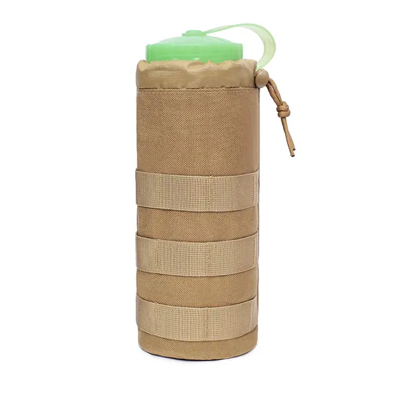 Water Cup Cover Camouflage Tactics Lightweight Molle System Waist Hanging Large Water Bottle Bag