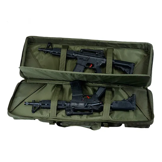 Outdoor Tactical Gun Bag with Large Capacity Double-Layer Wear-Resistant and Waterproof Outdoor Training Gun Storage Bag