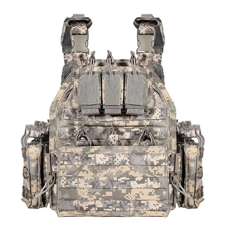 Tactical Vest Outdoor Protective Equipment Combat Quick Detachable Tactical Vest Camouflage Training Suit