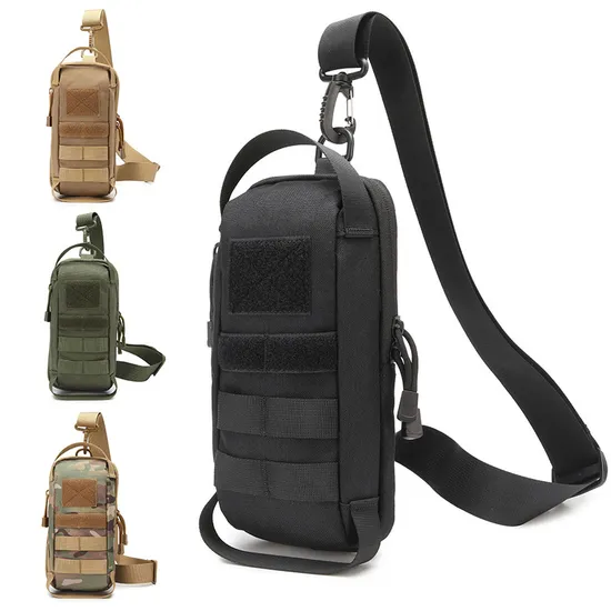 Chest Bag Outdoor Sports, Cycling Hiking Mountaineering Multifunctional Shoulder Bag